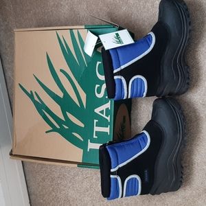 Itasca Snow Stomper Reflective Winter Boots Zipper Royal Blue